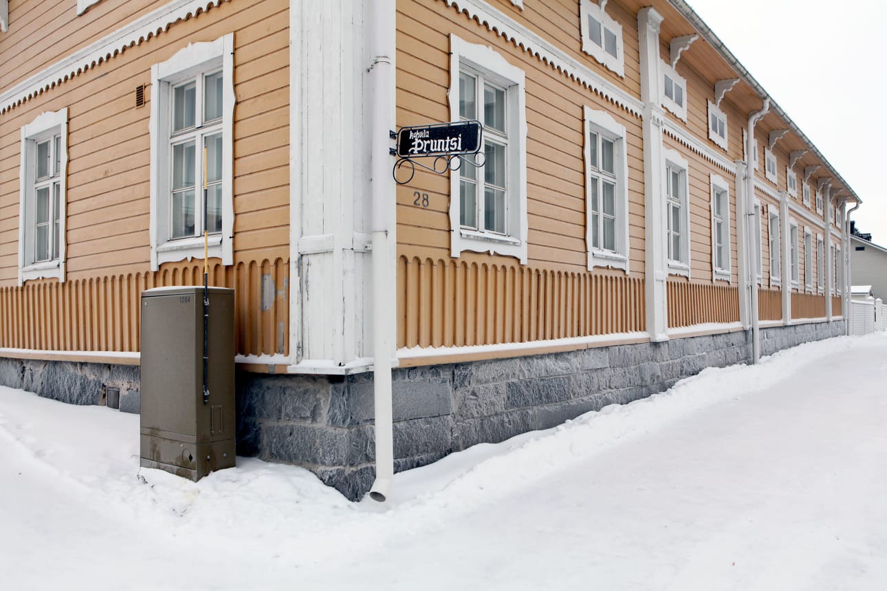 Kauppakadulla sijaitseva Pruntsi on toiminut muun muassa eläkeläisten kokoontumispaikkana.