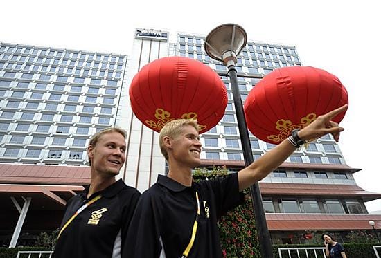 Antti Kempas ja Jarkko Kinnunen ovat tulleet Pekingiin vaikeuksien kautta.