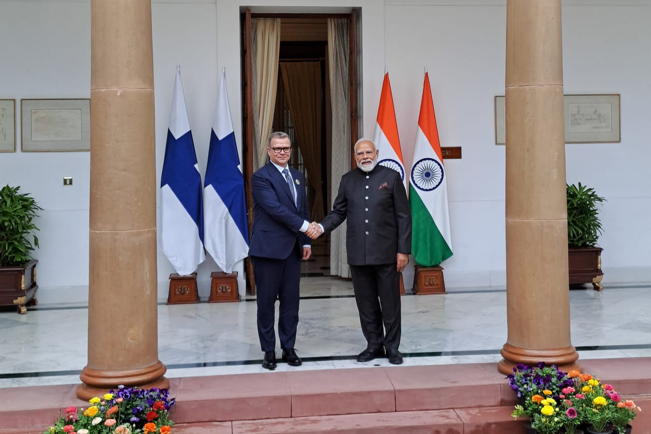 Petteri Orpo tapasi Intian pääministerin Narendra Modin keskiviikkona.