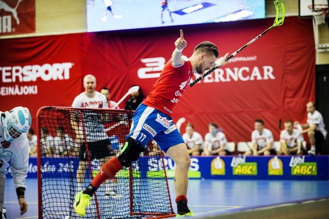 Mikko Kohonen teki SPV:n toisen maalin Happeeta vastaan. KUVA: KRISTA LUOMA