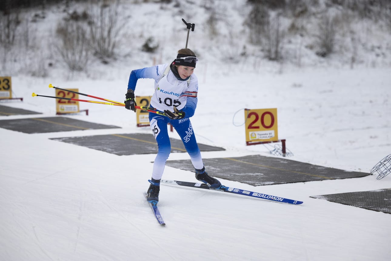 Seinäjoen Hiihtoseuran Fanni Äyrä oli 19-vuotiaiden naisten sarjassa neljäs.