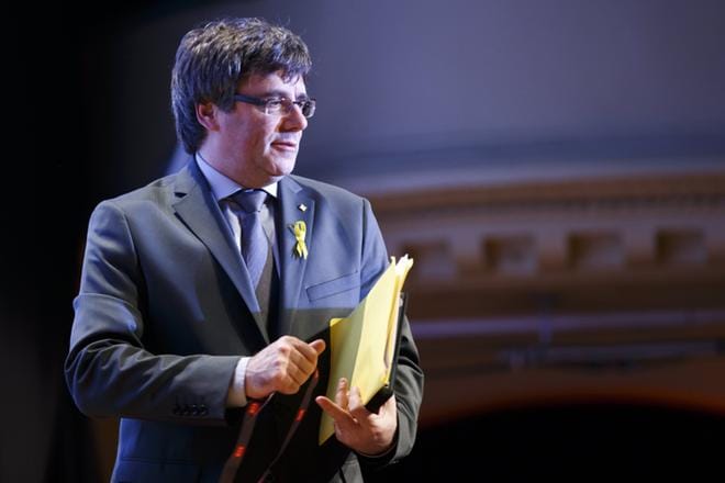 Katalonian syrjäytetty aluejohtaja Puigdemont vierailee Suomessa 22.–24. maaliskuuta.
