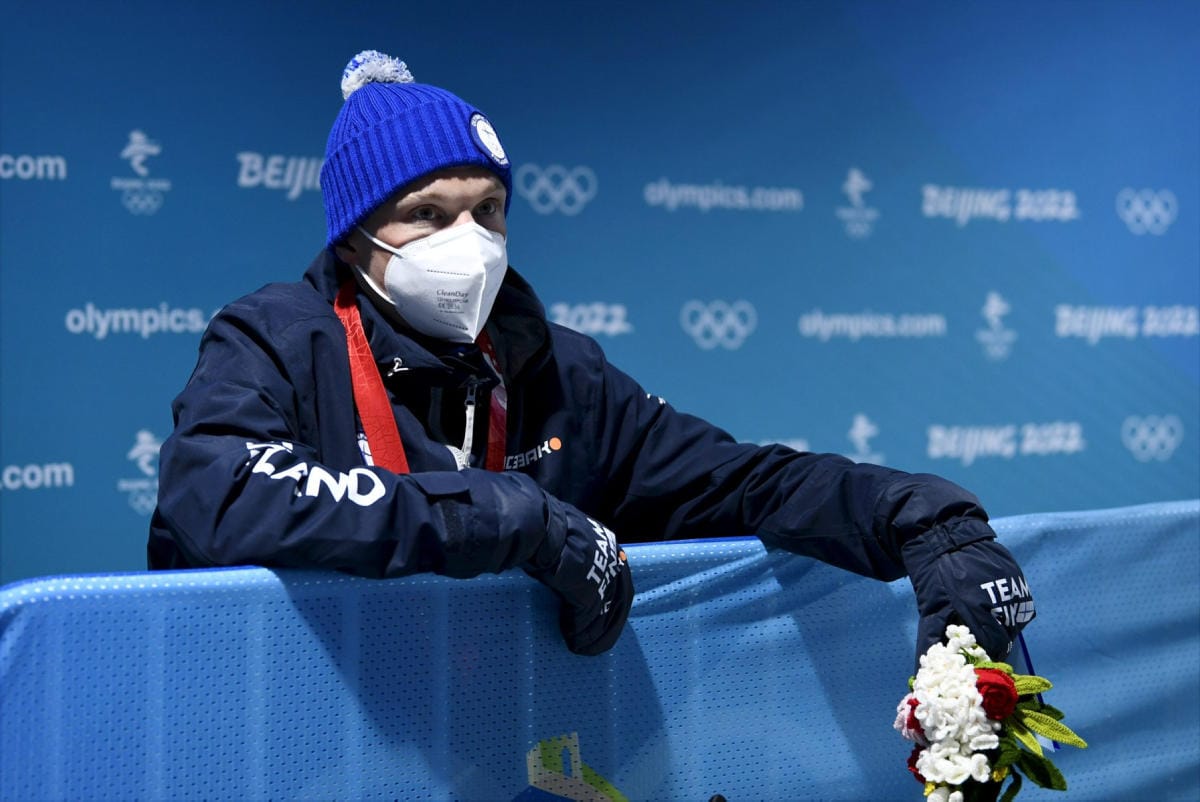 Iivo Niskanen rohmusi Pekingin kisoista kolme mitalia. Lehtikuva / Markku Ulander