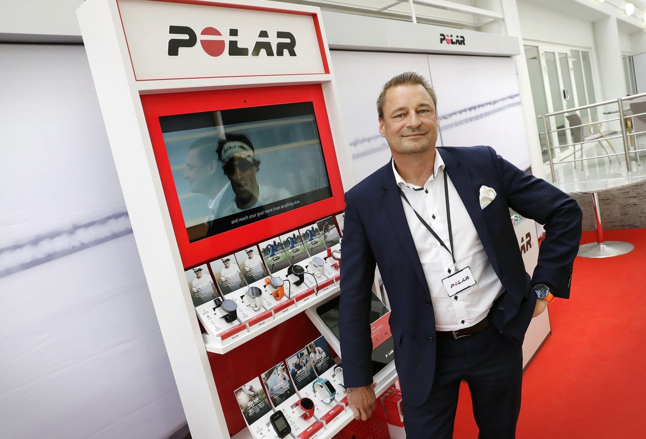 Maailmanmarkkinoilla toimiva kempeleläinen urheiluelektroniikkaa valmistava Polar Electro on aloittanut yt-neuvottelut, vahvistaa toimitusjohtaja Tomi Saario. Arkistokuva.
