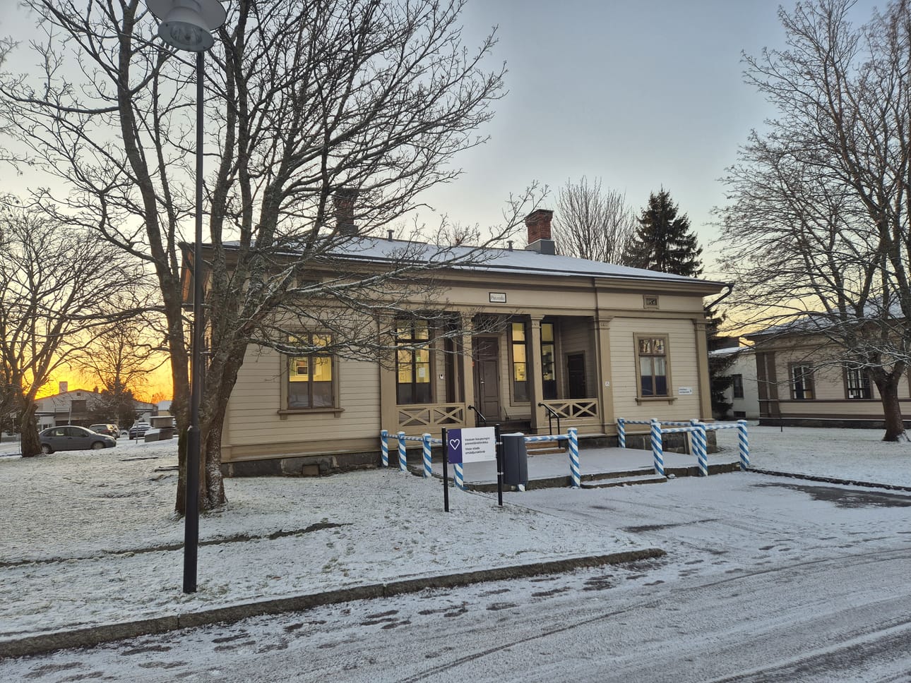 Vaasan kaupungin pieneläinklinikka sijaitsee kasarmialueella.