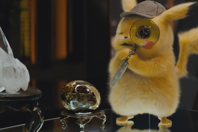 Onhan se söpö. Pikachu on saanut uudessa elokuvassa äänensä Ryan Reynoldsilta. KUVA: WARNER BROS PICTURES