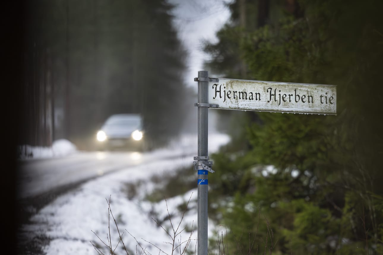 Herman Hjerppe oli Turkin sodan veteraani. Hän on saanut oman tien Ylistarossa.