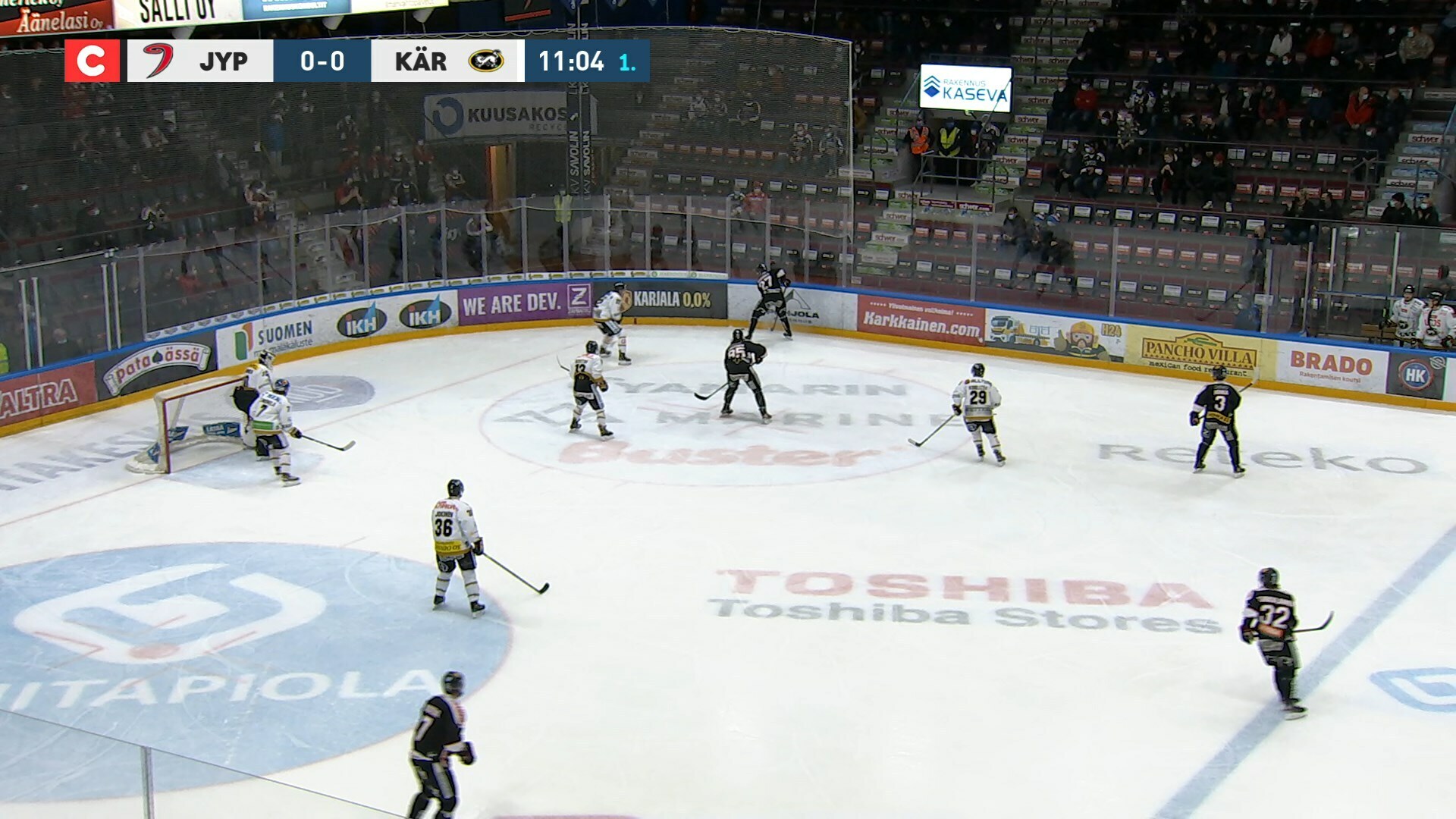 Maalikooste: JYP–Kärpät