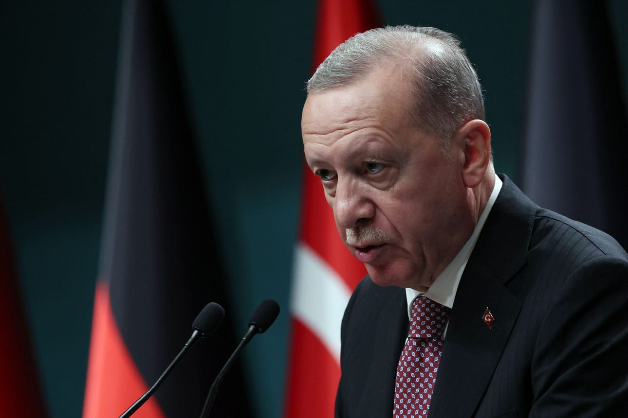 Turkki on jättänyt pyynnön liittyä kehittyvien talouksien ryhmään BRICSiin. Arkistokuvassa Turkin presidentti Recep Tayyip Erdogan. LEHTIKUVA/AFP