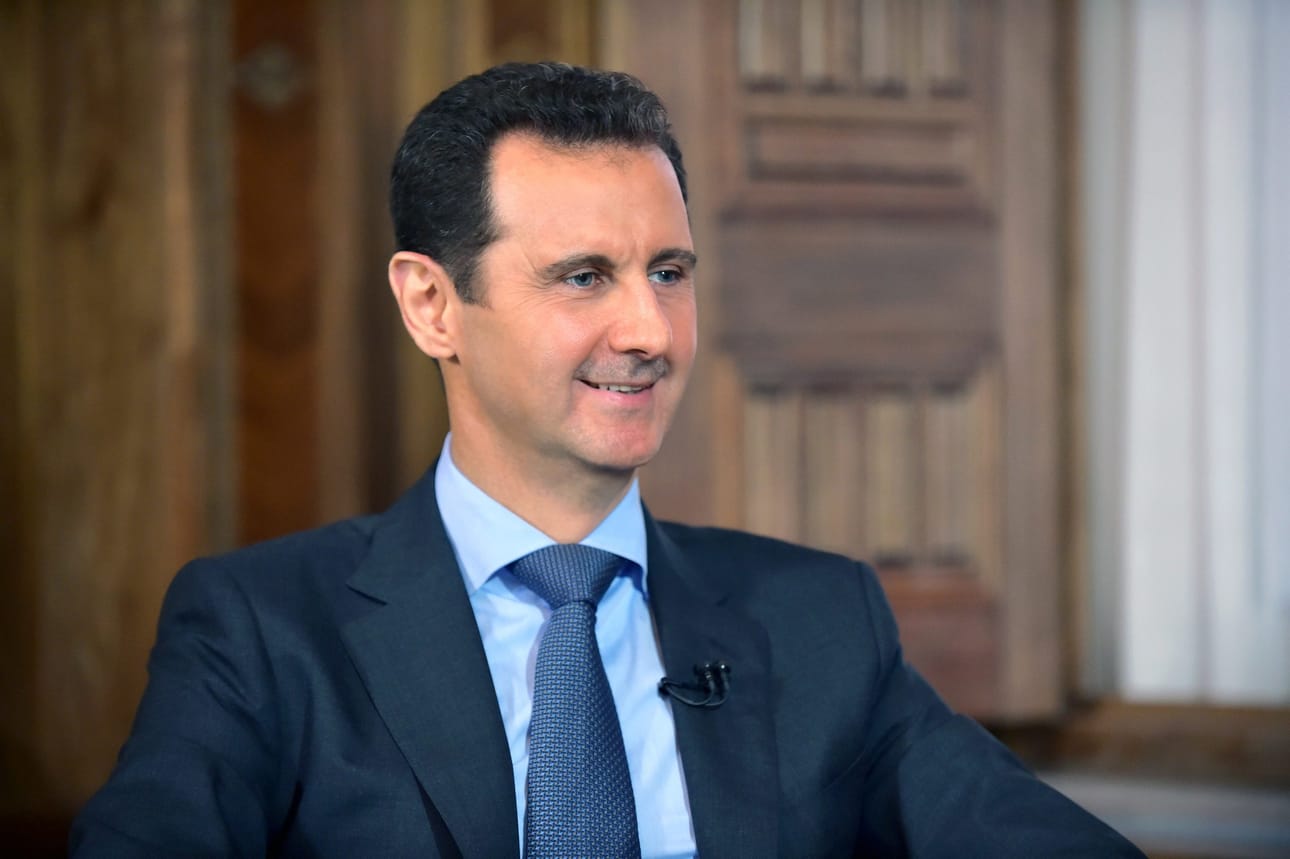 Syyrian presidentti Bashar al-Assad.