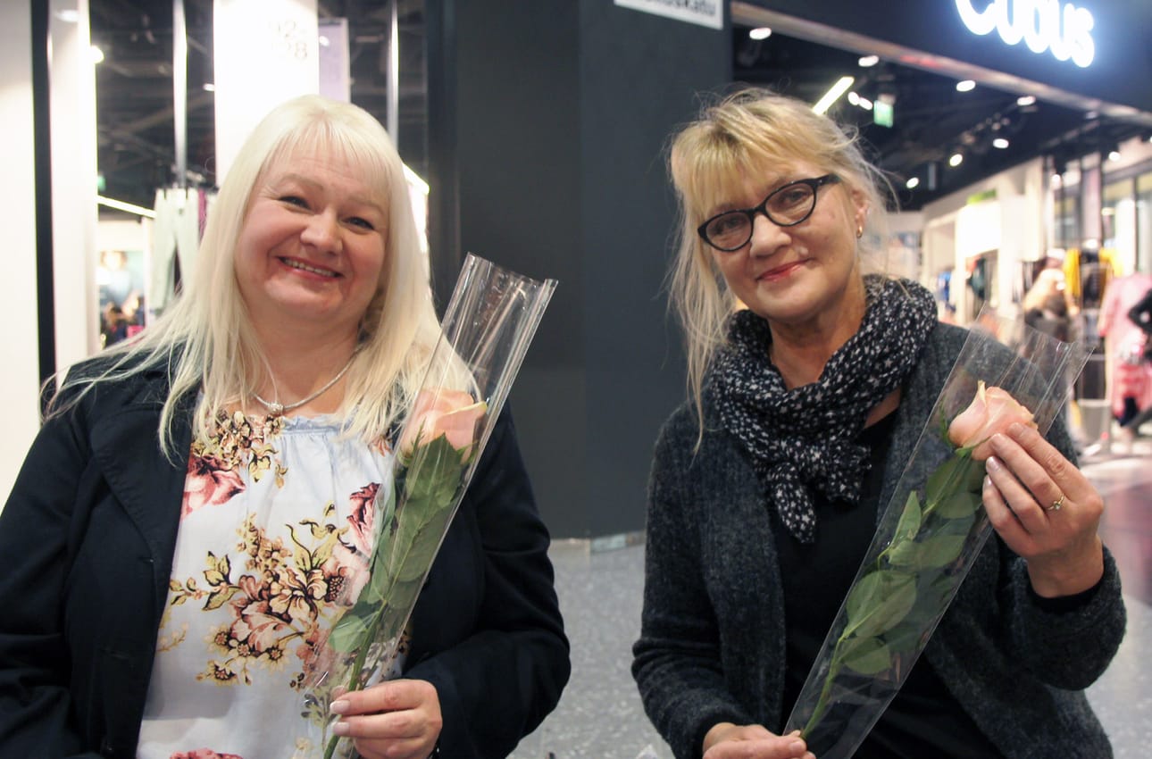 Marjo Lallin ja Ulla Junellin Naisten iltaan kuului hemmottelua ja shoppailua.