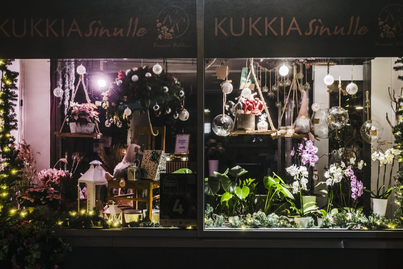 4. Kukkastudio Kaunista kukkasin, Toripuistikko 9