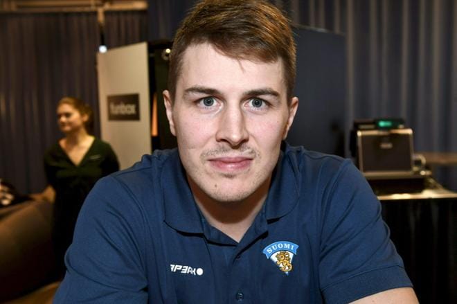 Leijonien hyökkäyskalustoon valittu Kristian Kuusela tekee arvokisadebyyttinsä perjantaina alkavissa MM-kisoissa Slovakiassa. KUVA: LEHTIKUVA / MARTTI KAINULAINEN