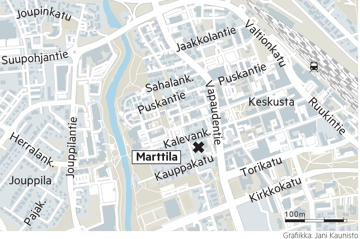 Vakava henkeen ja terveyteen kohdistunut rikos tapahtui maanantaina osoitteessa Marttilantie 19.