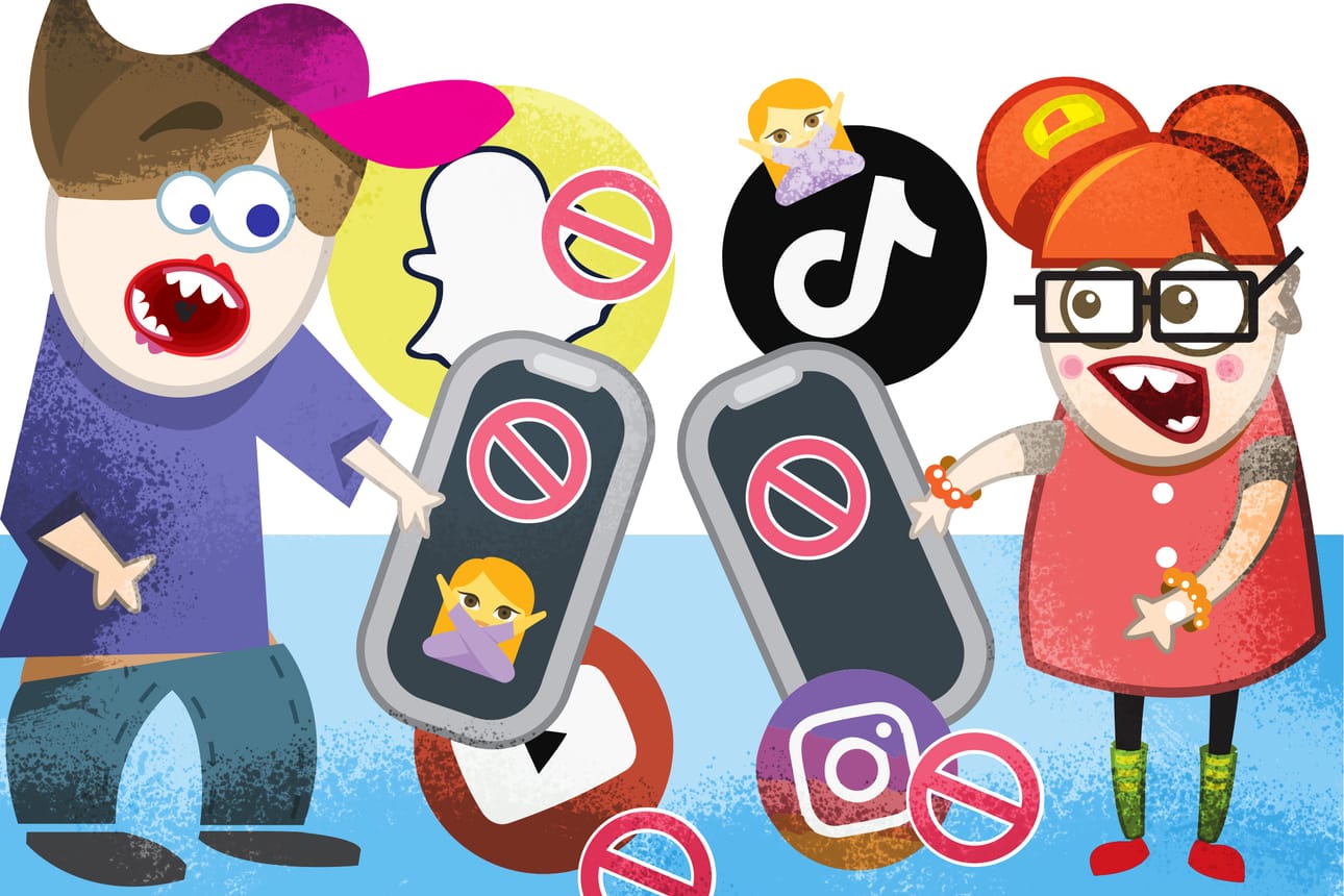 TikTok, Instagram ja Snapchat ovat niiden alustojen joukossa, joita mahdollinen ikäraja koskisi.