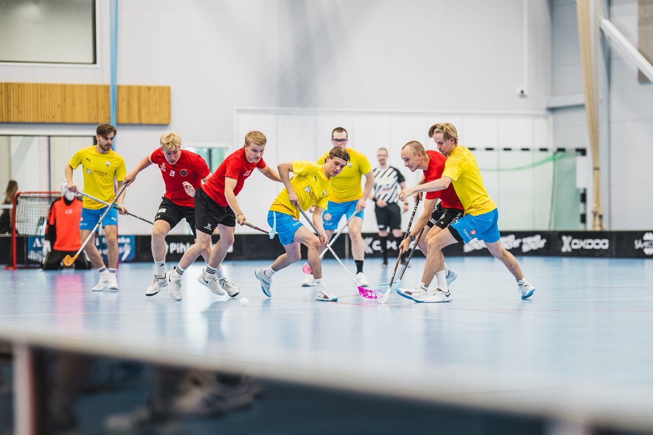 Limingan Niittomiesten kausi alkaa reilun kolmen viikon päästä. Kuva harjoitusottelusta OLS:ia vastaan.
