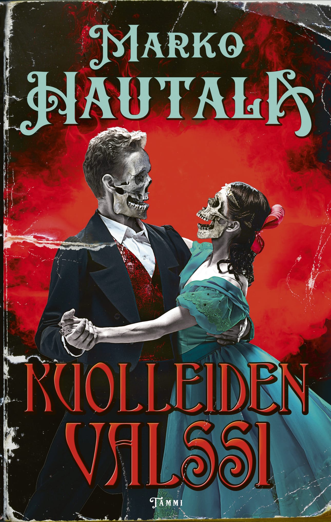 Marko Hautala on tyytyväinen novellikokoelman kanteen, joka on kuluneen pokkarin näköinen.