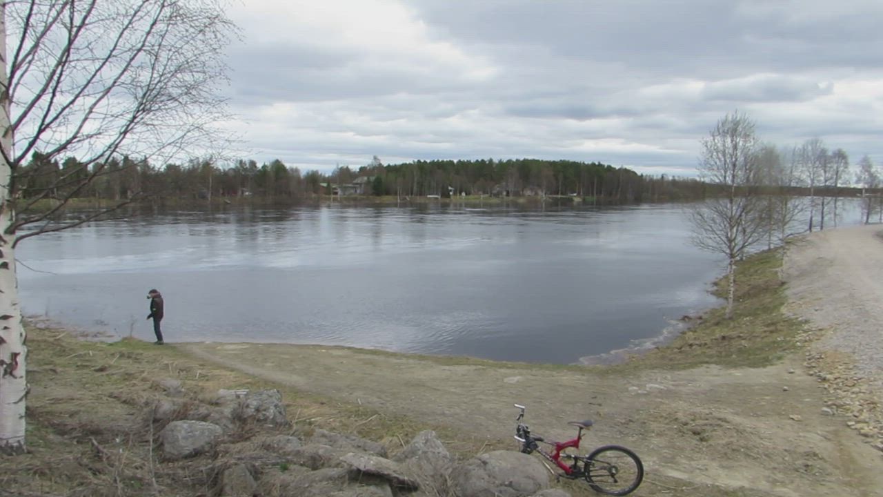 Tulvanäytelmää tänään Ivalojoella