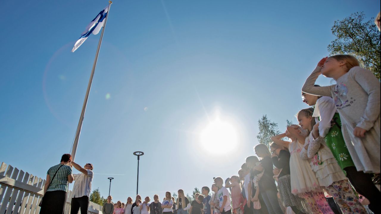 Olkijoella juhlittiin kylän ydintä - koulu täytti 100 vuotta