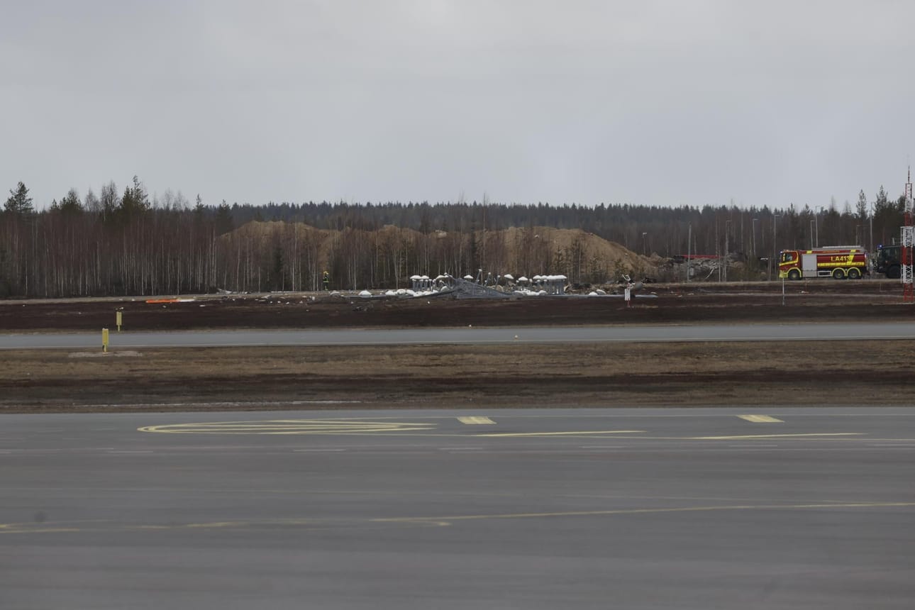 Onnettomuus tapahtui Rovaniemen lentoaseman alueella.