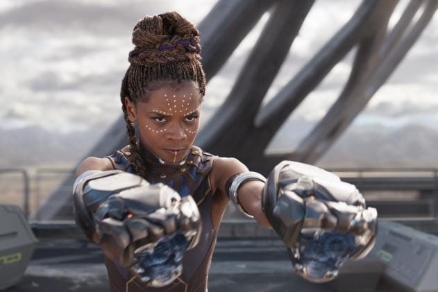 Poliittisesti latautunut Black Panther osoittaa, mitä Marvelin supersankarielokuvista on tähän asti uupunut. Shurin roolissa Letitia Wright.