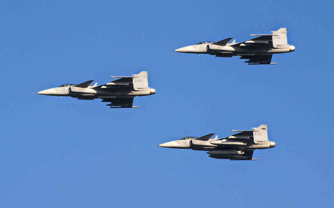 Saab Gripen.