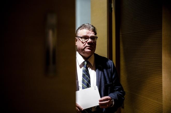 Ulkoministeri Timo Soini (ps.) pitää Arktisen neuvoston tulevaa puheenjohtajuutta merkittävänä Suomelle. KUVA: Joel Maisalmi