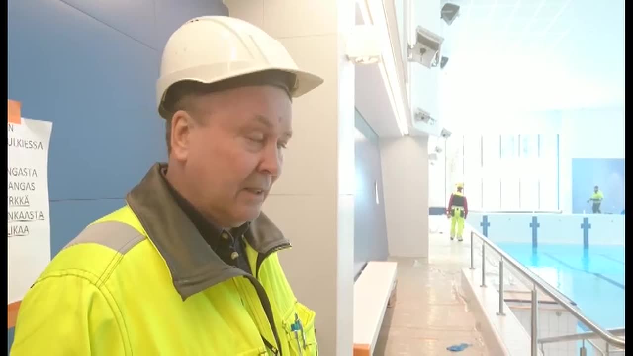 Uimahallissa on vettä!