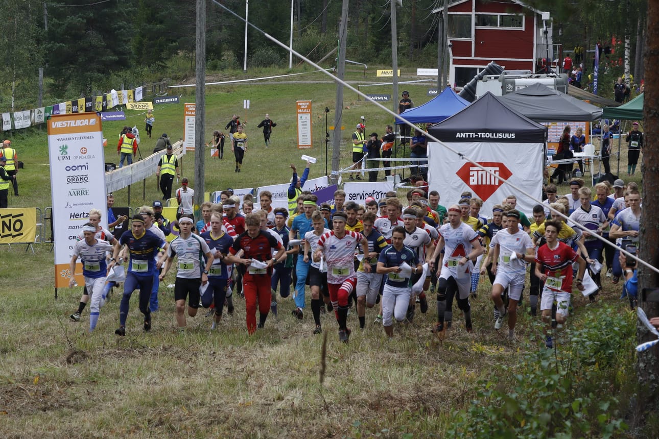Lakeuden viestin miesten kisaan starttasi yhteensä 71 joukkuetta.