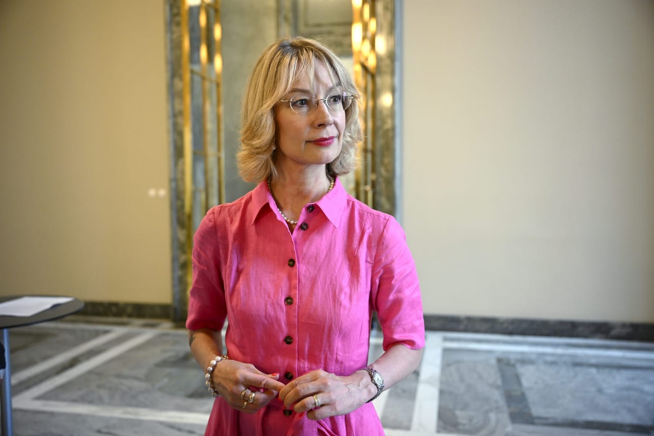 Eduskuntaryhmän puheenjohtaja Tytti Tuppurainen sanoo, ettei SDP aio hyväksyä niin sanottua käännytyslakia ilman muutoksia lakiesitykseen. LEHTIKUVA / Markku Ulander