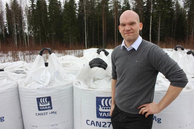 Ähtäriläinen Petri Jykylä sijoittui kolmanneksi koko maata koskevassa Vuoden nuori yrittäjä -kilpailussa. Kuva: Reijo Heikkilä