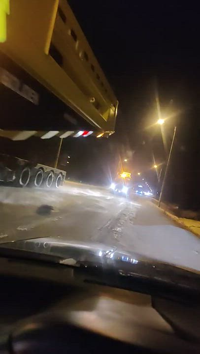 Pyhäjoen kohdalla tuli vastaan erittäin leveä kuljetus