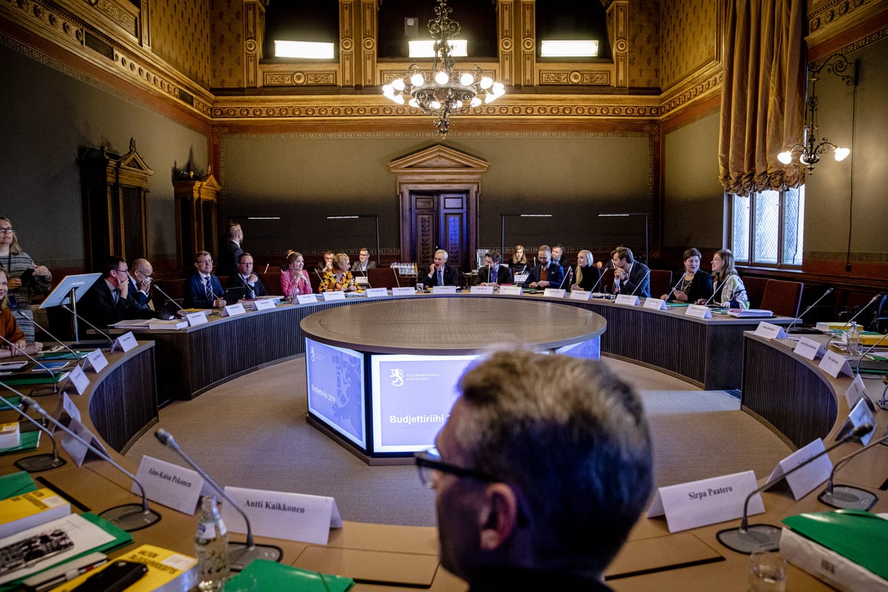 Hallituksen budjettineuvottelut käydään tänään Säätytalossa Helsingissä.