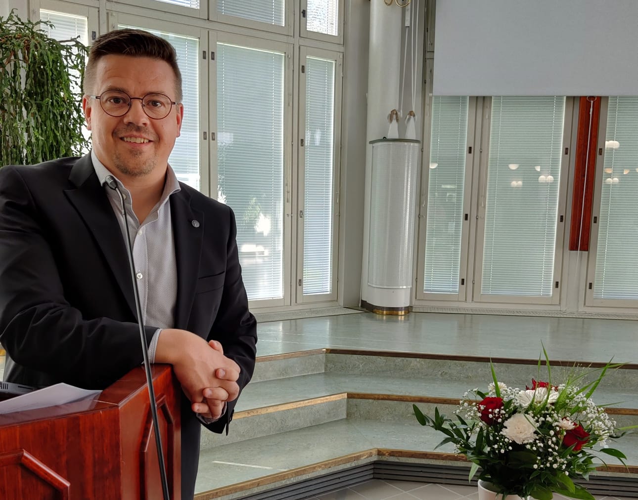 Teppo Ylitalo luennoi Härmän Kylpylässä 21. tammikuuta.