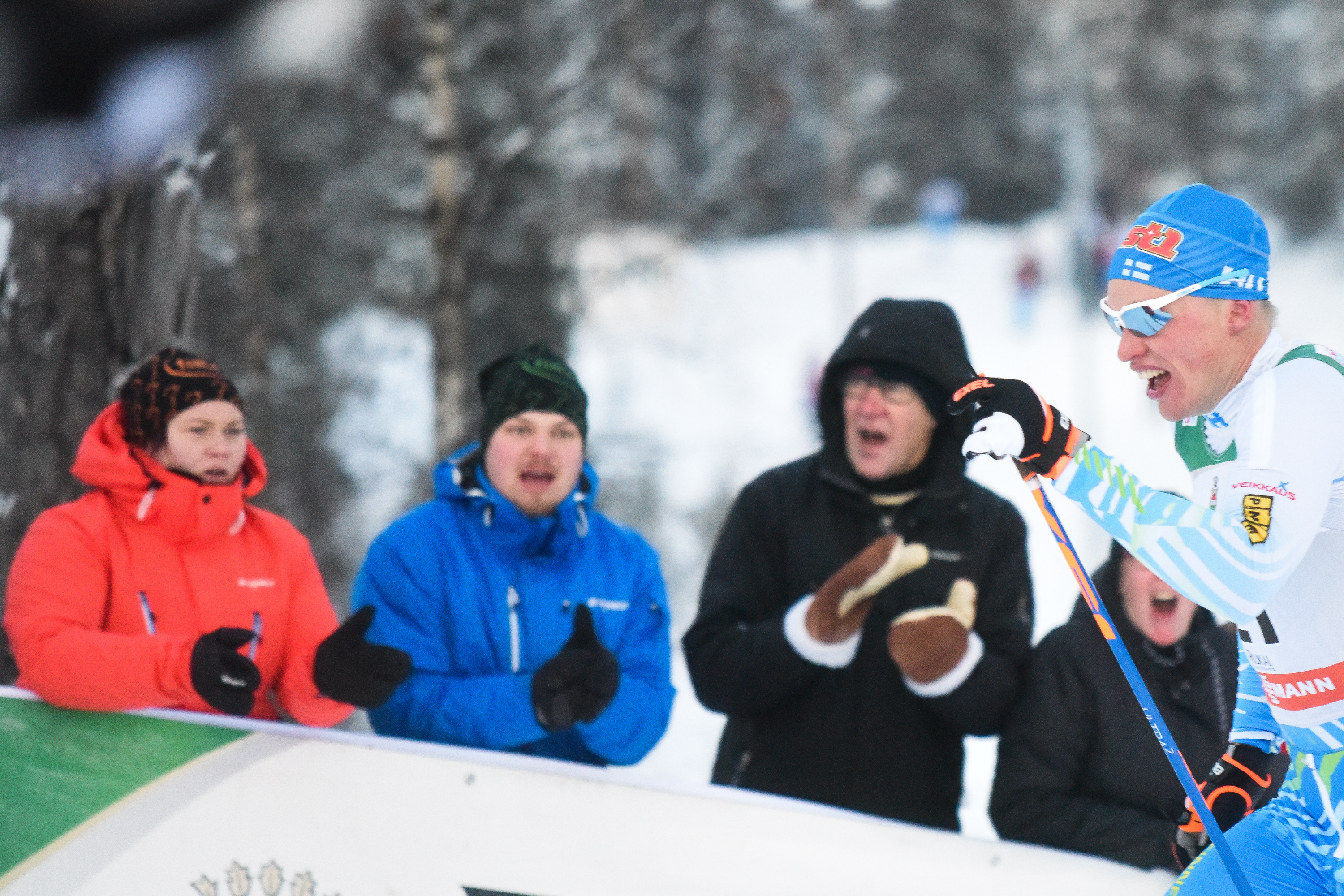 Iivo Niskanen oli sunnuntaina Rukan latujen kuningas.
