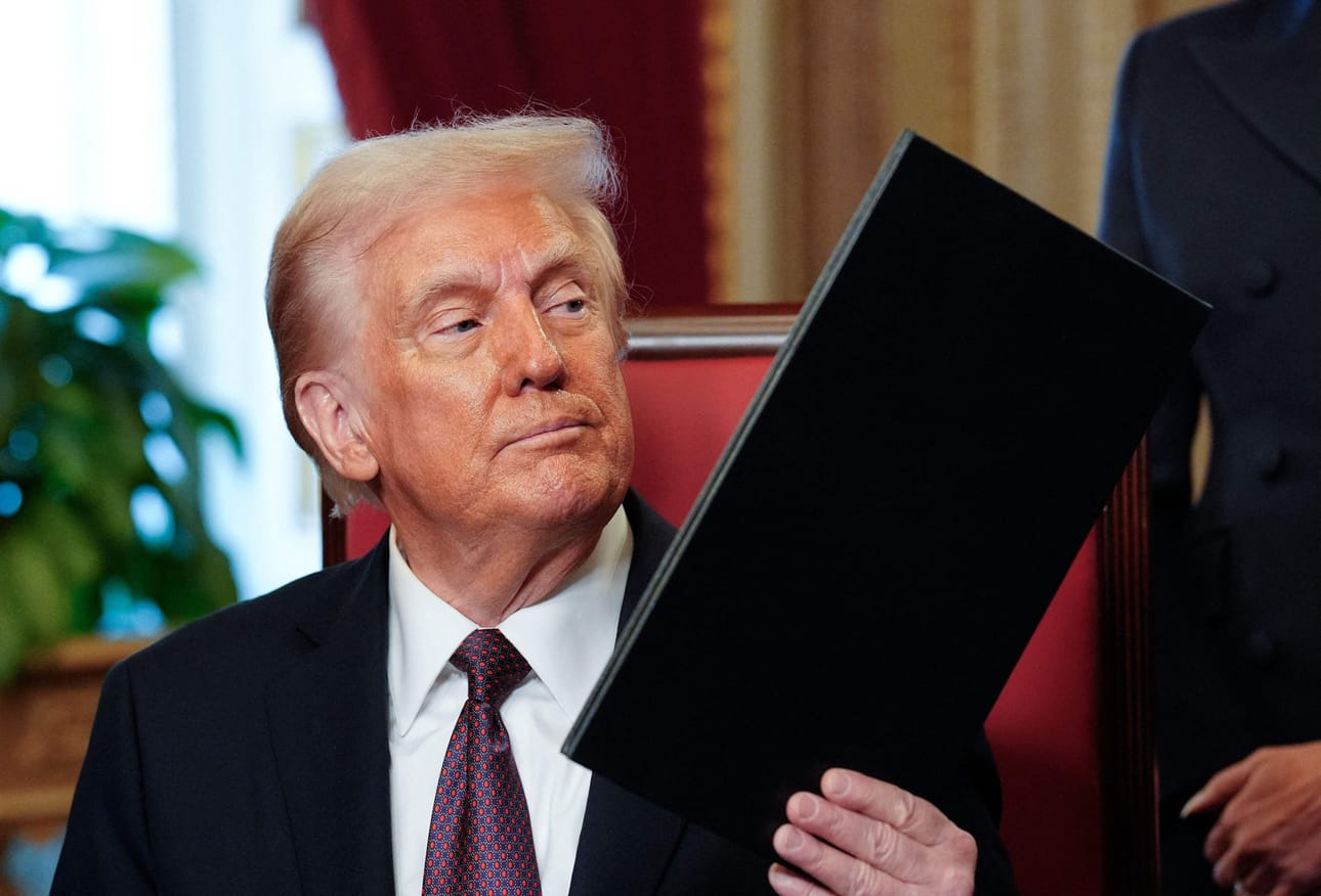 Donald Trumpin mielestä Yhdysvallat maksaa liikaa rahaa Maailman terveysjärjestölle. LEHTIKUVA/AFP