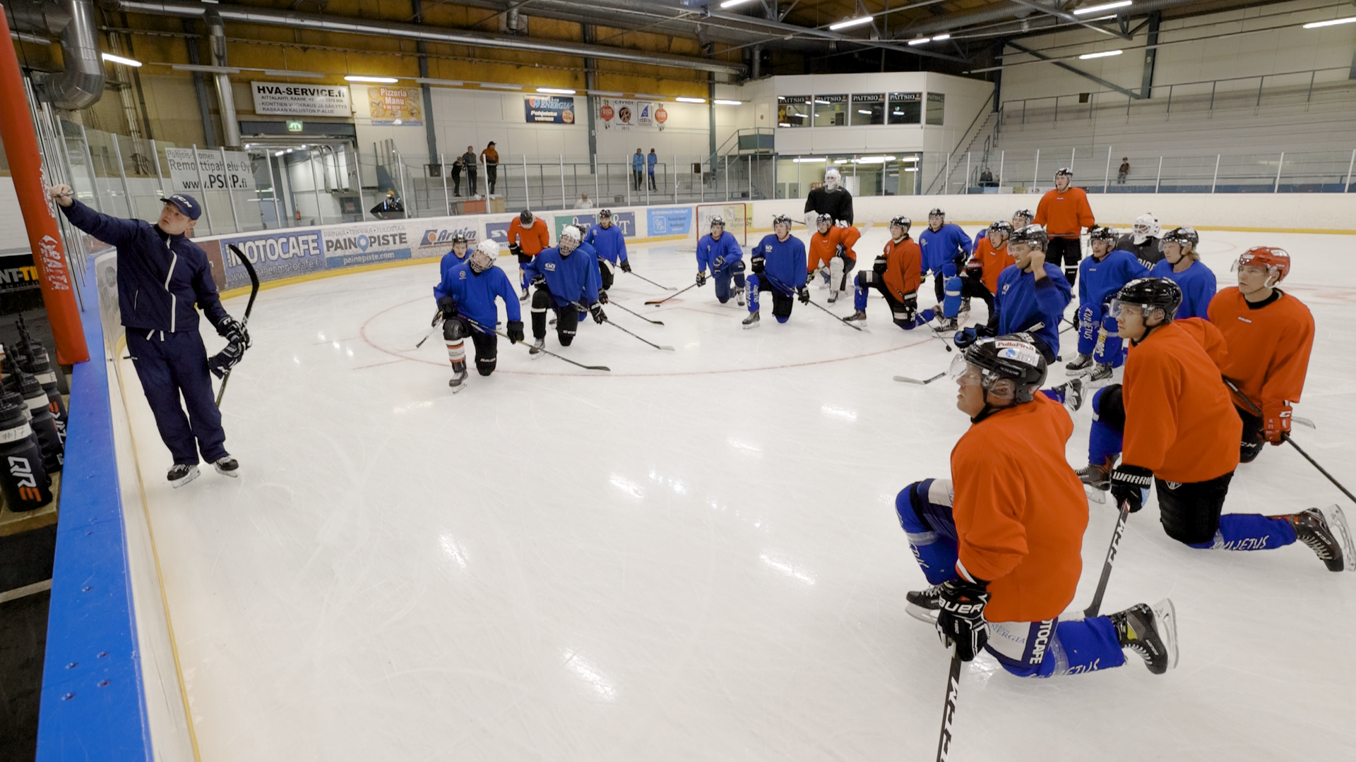 Raahe-Kiekon harjoitukset