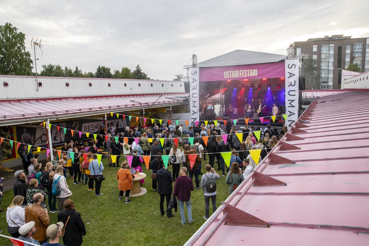OstariFestarit järjestetään Höyhtyän ostoskeskuksessa. Kuva viime kesän tapahtumasta.