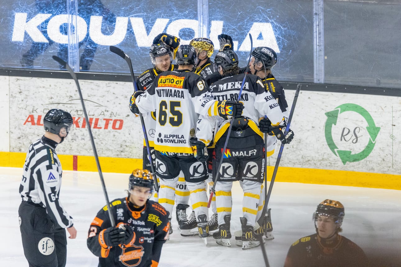 Kärpät teki Kouvolassa kolme osumaa, mutta jäi ilman pisteitä.