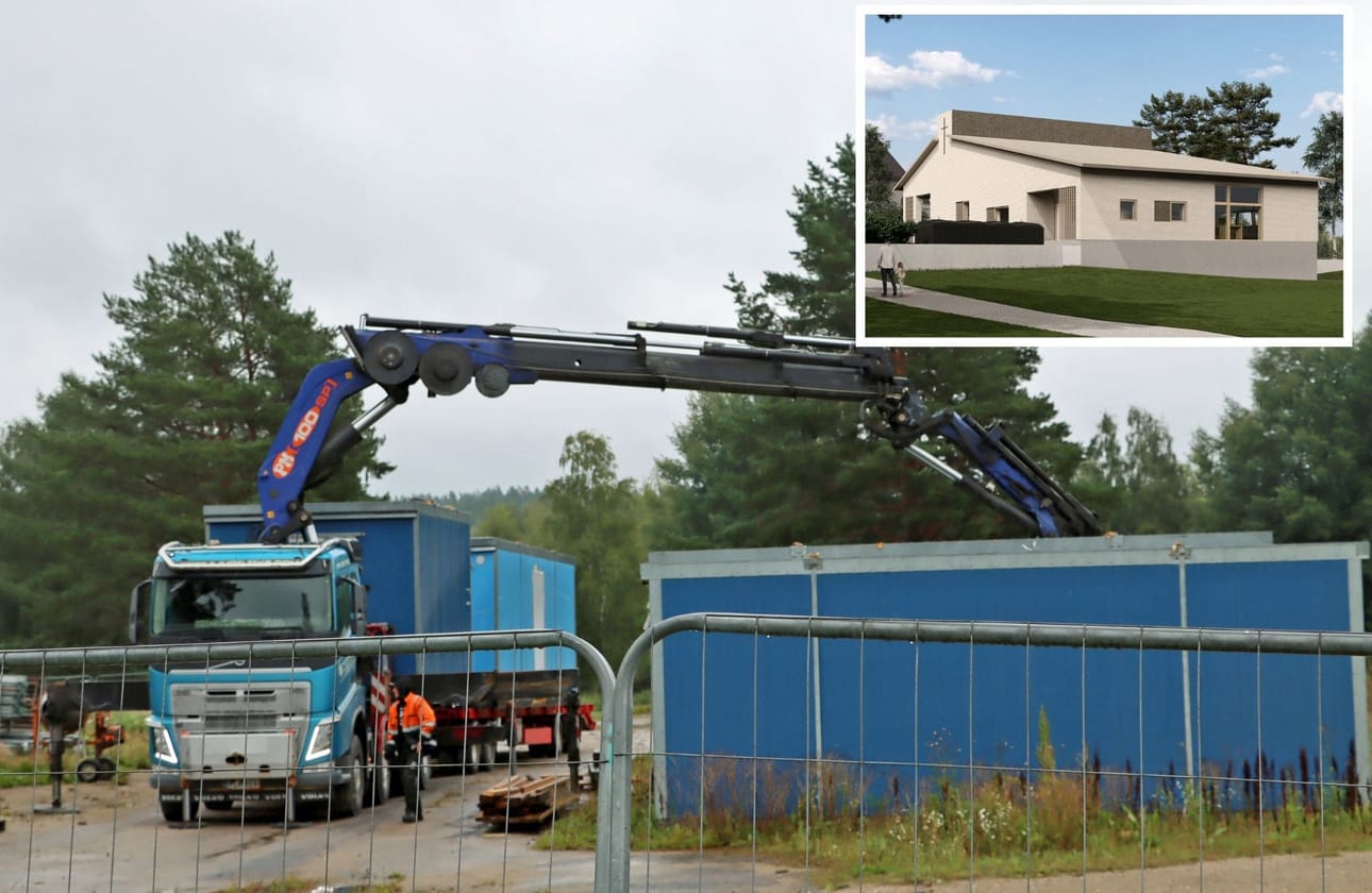 Urakka-aluetta Kirkkotien vieressä valmistellaan parhaillaan tositoimiin.