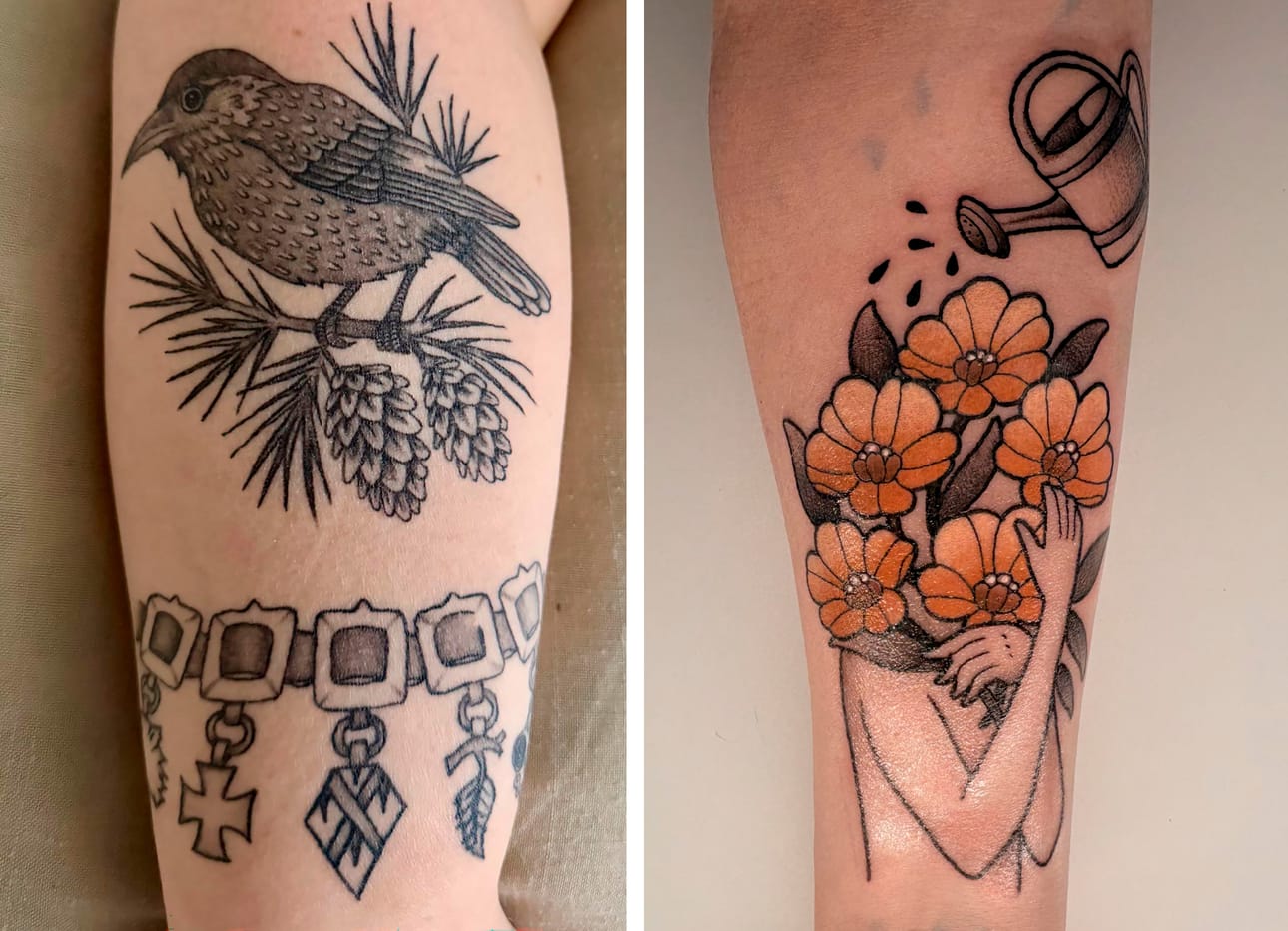 Monet lukijoiden tatuoinneista liittyvät perheeseen.