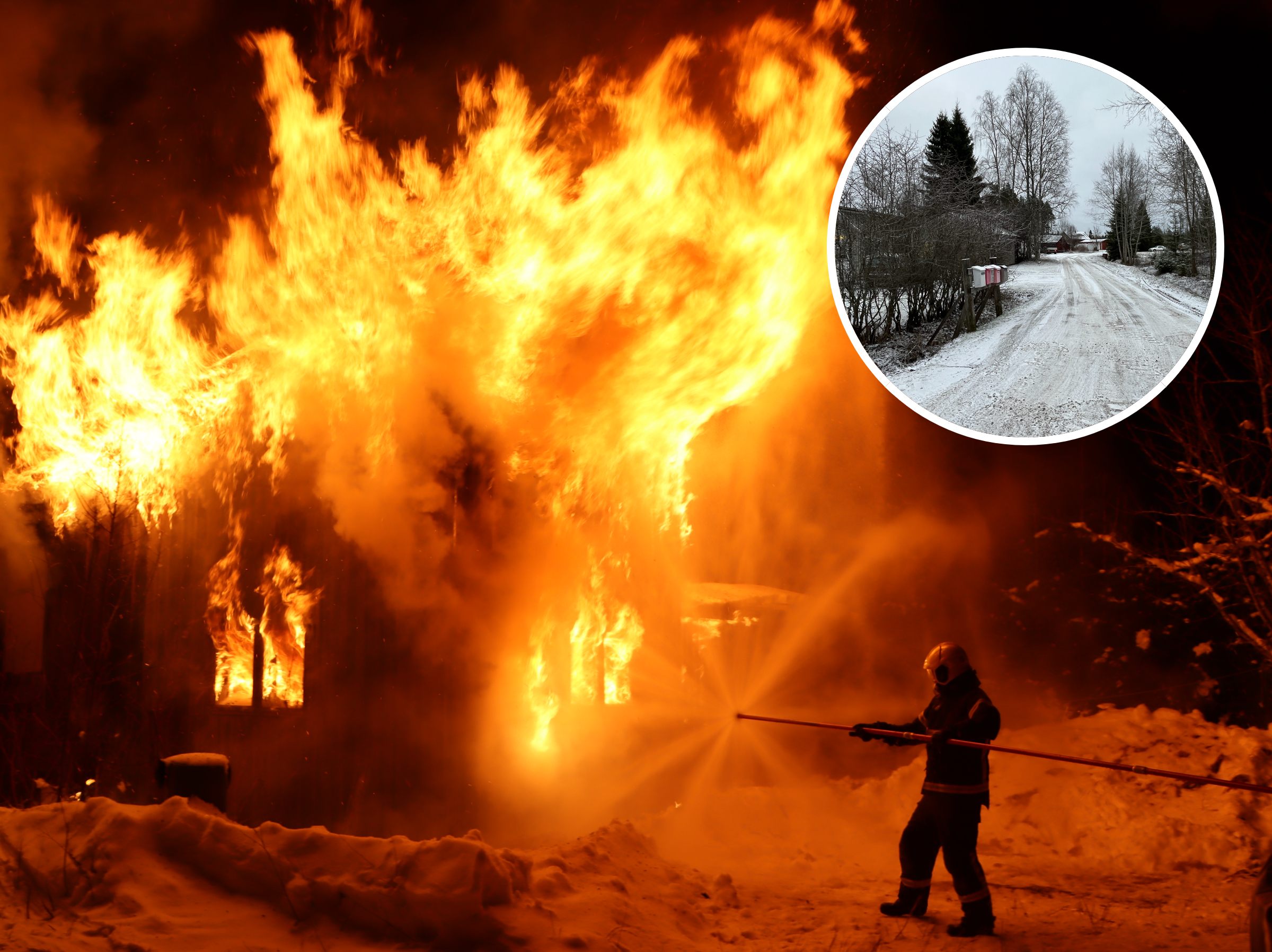 Kirkonkylältä hävitetään rakennus polttamalla osana pelastuslaitoksen koulutusta – "Nämä ovat tärkeitä harjoituksia, koska tositilanteita sattuu harvoin kohdalle"