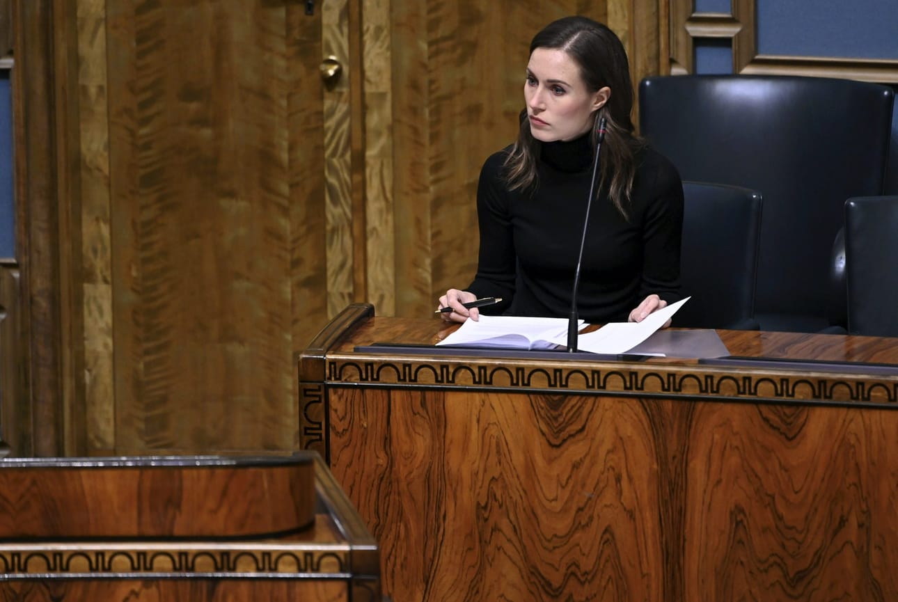 STT:n tietojen mukaan pääministeri Sanna Marin on kutsunut tiistaiksi koolle tapaamisen itärajan suunnitellusta aitaamisesta. LEHTIKUVA / Heikki Saukkomaa