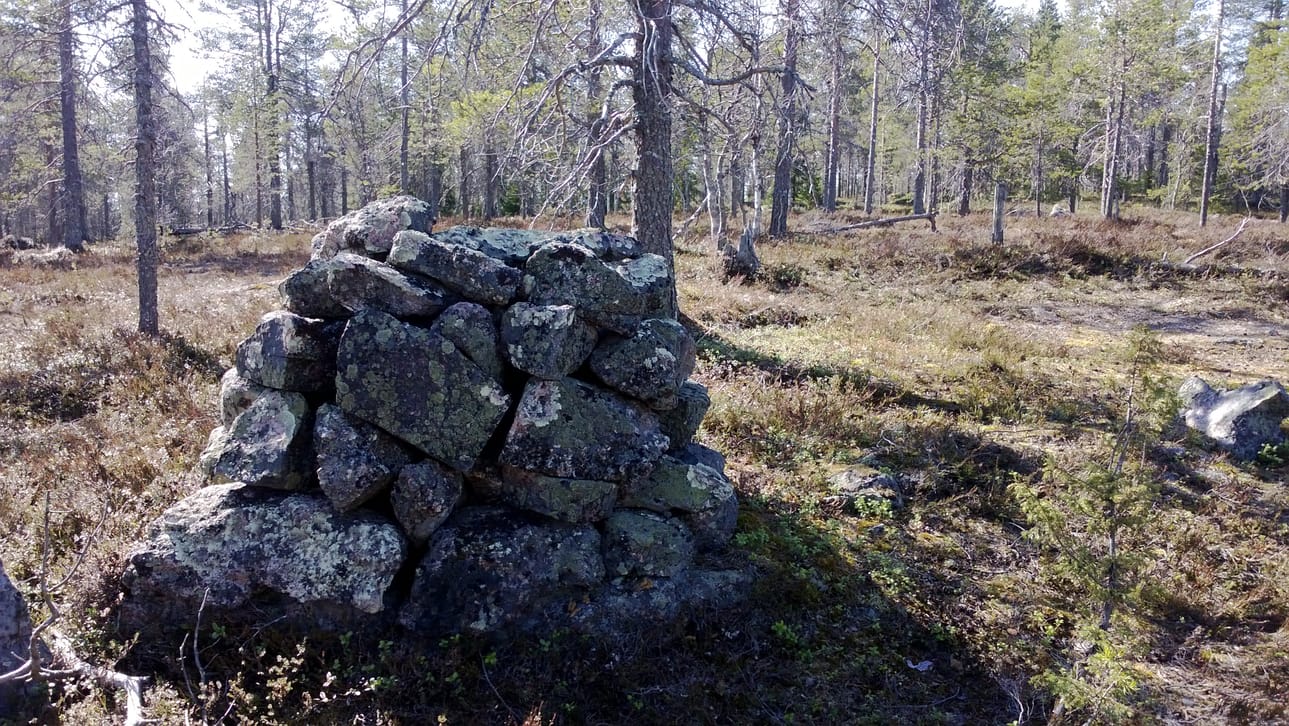 Vitikkotunturin merkki.