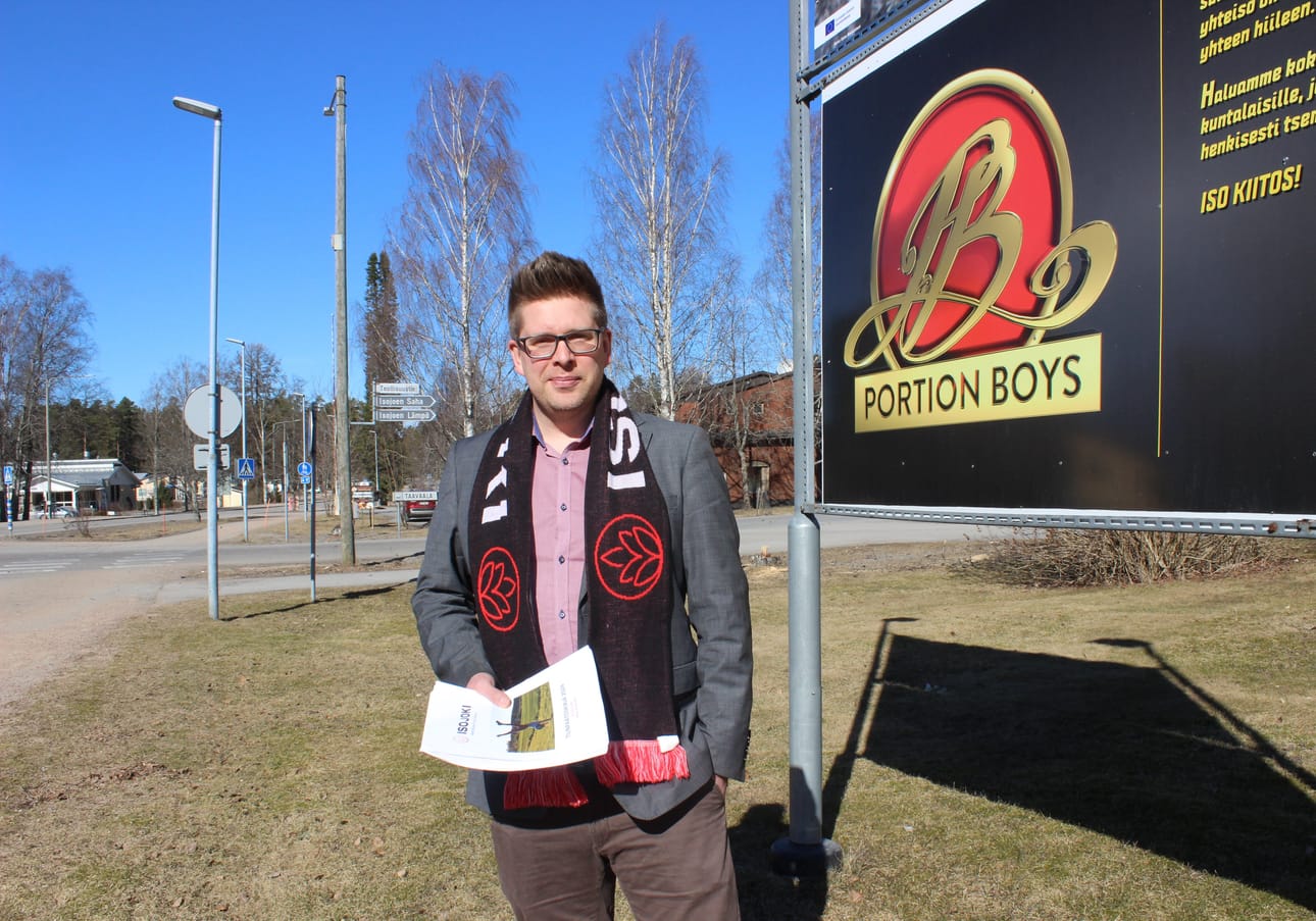 Isojoen kunnanjohtaja Juha Herrala. Arkistokuva.