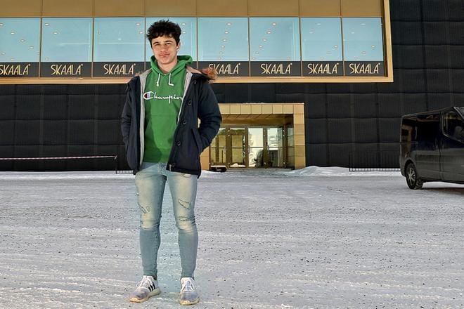 Maximo Tolonen siirtyi espoolaisesta FC Hongasta Seinäjoen Jalkapallokerhoon täksi kaudeksi. Kuva: Heikki Hakanen