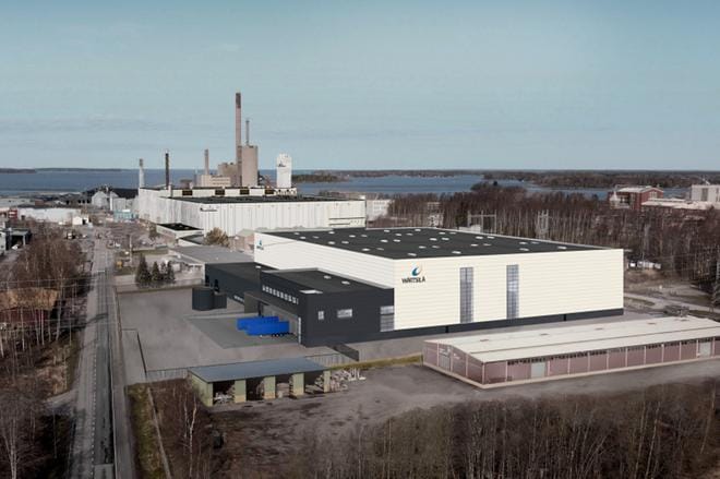 Wärtsilä rakentaa Vaskiluotoon uutta teknologiakeskusta koronakriisin keskellä. KUVA: WÄRTSILÄ