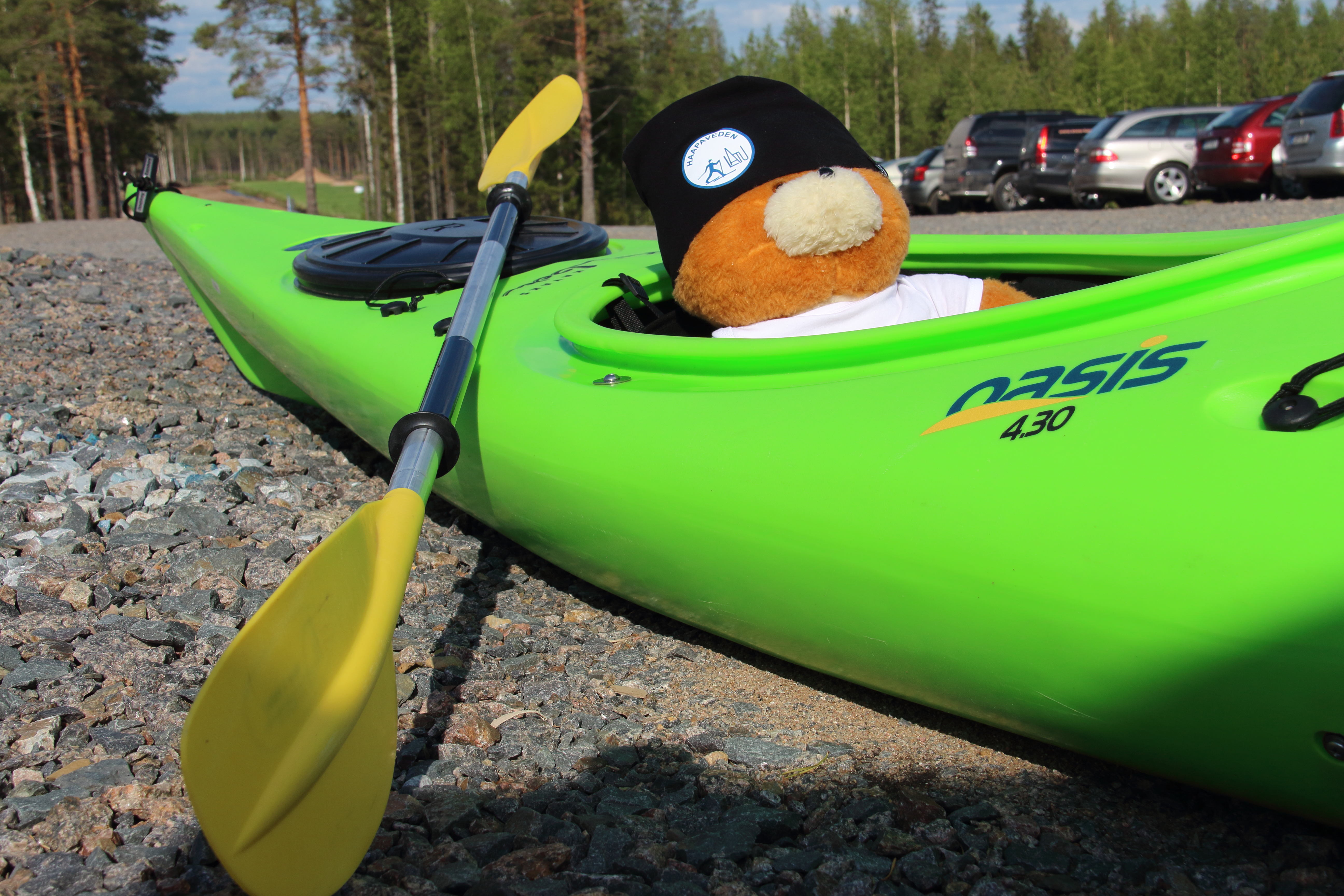 Haapaveden Latu on hankkinut vasta kajakkeja, joita voi vuokrata. Ne sijoitetaan Ainalin nuorisoseuralle, jonka lähettyvillä on runsaasti mielenkiintoisia melontavesiä.