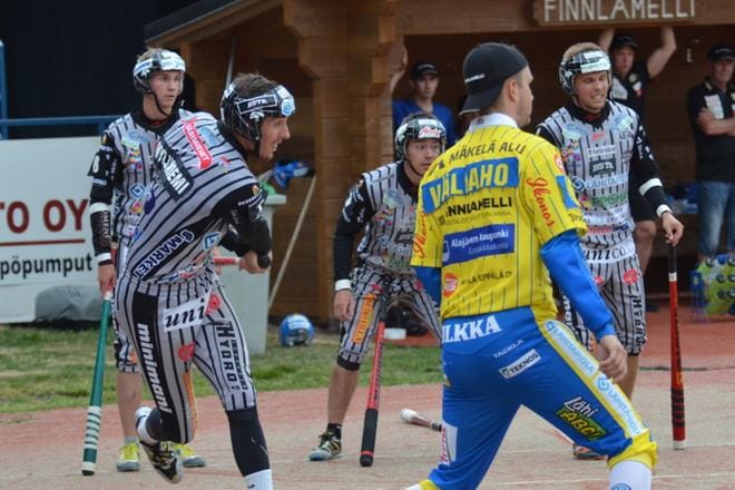 Juuso Myllyniemi oli tyytyväinen JymyJussien ulkopeliin, muttei sisävuoroihin. KUVA: MARKKU TURPELA