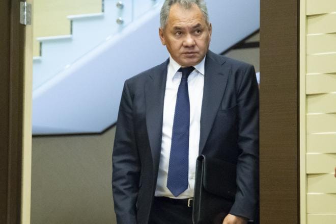 Venäjän puolustusministeri Sergei Shoigu soitti venäläiskoneen alasampumisen johdosta israelilaiselle kollegalleen Avigdor Liebermanille. KUVA: EPA